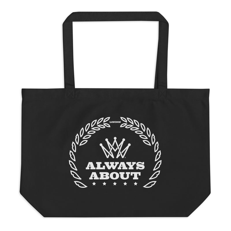 Large organic tote bag